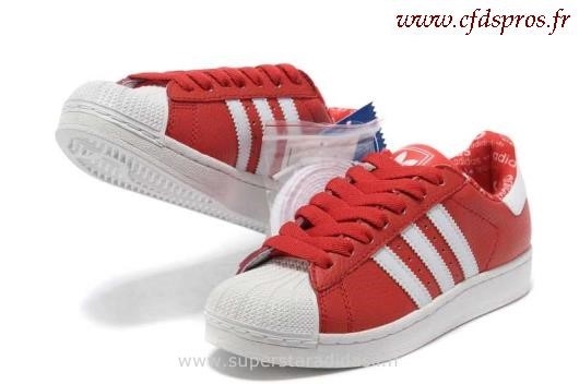 adidas superstar 2 femme rouge